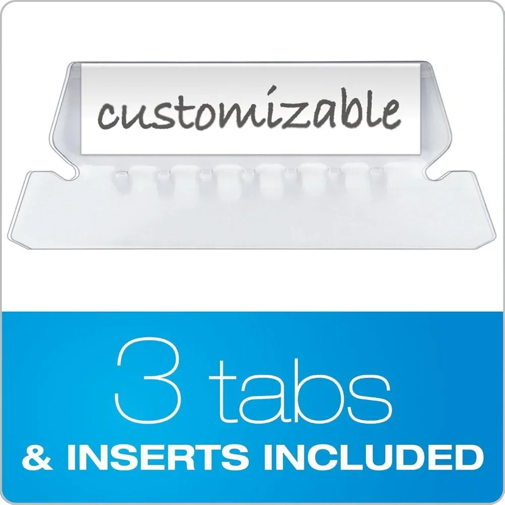 Portable File Box with File Rails, Simple Document Storage, File Bin for Home an - Picture 7 of 7